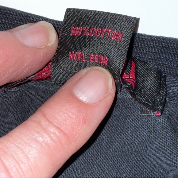 Rock & Roll Denim XL Black Bandana Paisley Graphic Long Sleeve Top - Picture 7 of 10